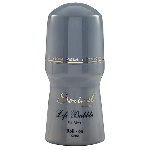 رول ضد تعریق مایع لایف بابول خوشبو کننده مردانه سورینت Life bubble  Liquid Freshener roll on deodorant Men Sorinet