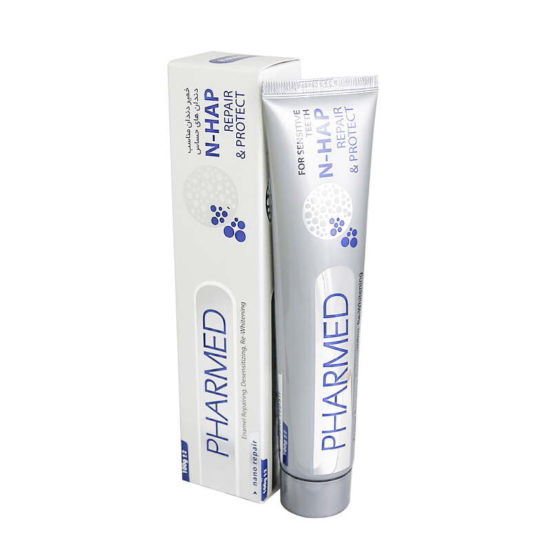 خمیر دندان ترمیم کننده نانو فارمد مناسب دندان های حساس Pharmed Sensetive Toothpaste