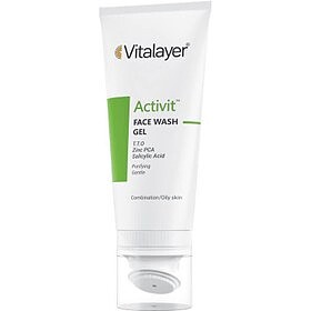 ژل شستشوی صورت اکتی ویت ویتالیر Activit Face Wash Gel Vitalayer