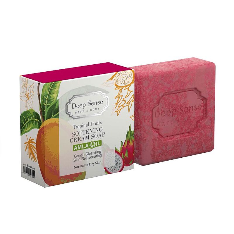 صابون کرمی نرم و مرطوب کننده تروپیکال دیپ سنس Tropical Fruits Cream Soap