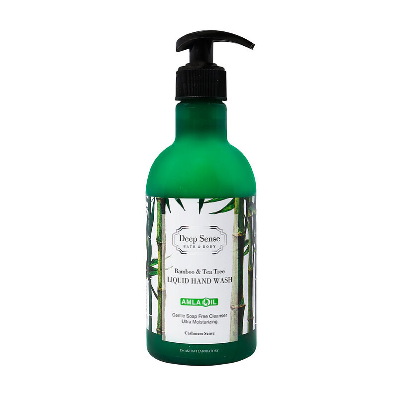 مایع دستشویی کرمی بامبو و درخت چای دیپ سنس 400 میلی لیتر Bamboo And Tea Tree Liquid Hand Wash