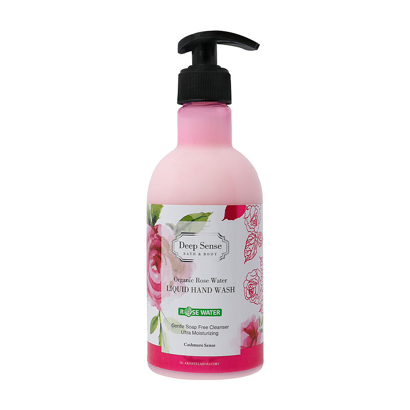 مایع دستشویی کرمی گلاب دیپ سنس 400 میلی لیتر Rose Water Liquid Hand Wash