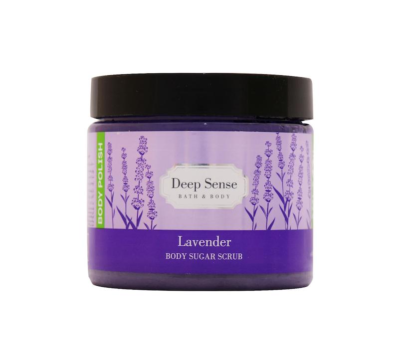 ژل اسکراب شکری بدن لوندر دیپ سنس 400 میلی لیتر Lavander Body Sugar Scrub Deep Sense