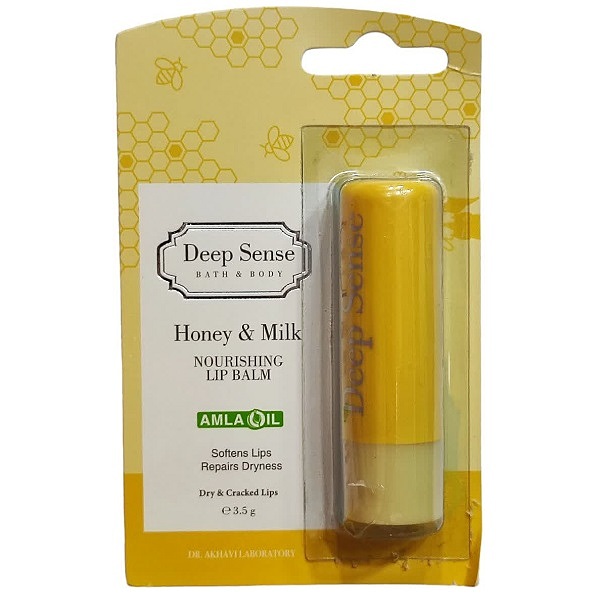 نرم کننده لب شیر و عسل دیپ سنس Honey And Milk Nourishing Lip Balm