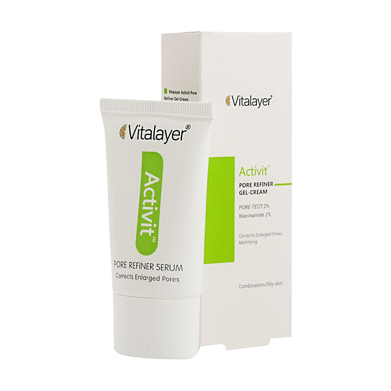 کرم ژل جمع کننده منافذ باز پوست اکتی ویت ویتالیر  Pore Refiner Gel Cream Vitalayer