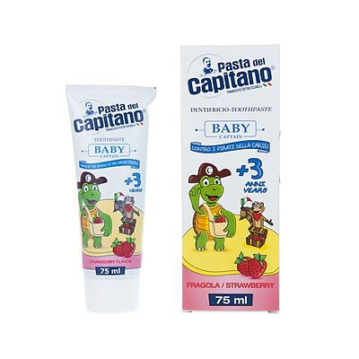 خمیر دندان کودک بالای ۳ سال کاپیتانو  Pasta del Capitano Baby Toothpaste