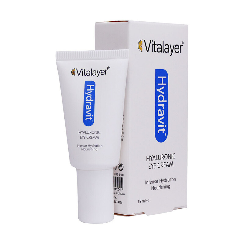 کرم آبرسان دور چشم حاوی هیالورونیک ویتالیر Hyaluronic Eye Cream Vitalayer