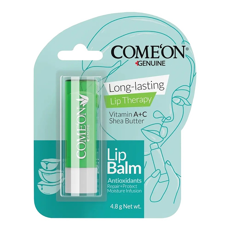 بالم لب آلوئه ورا کامان Aloe Vera Lip Balm