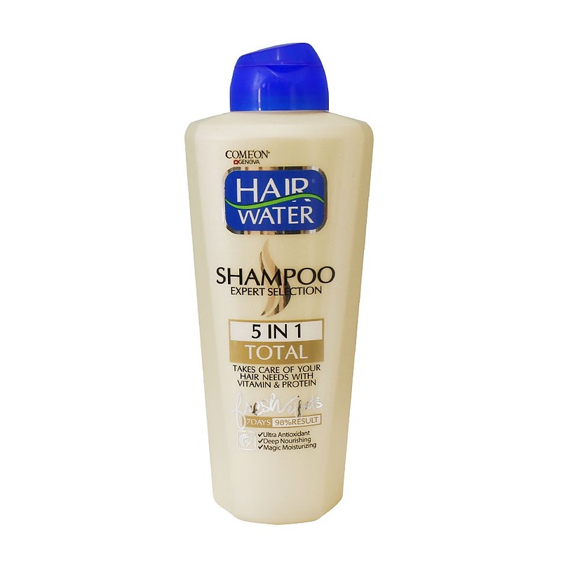 شامپو هیر واتر توتال 5 در 1 کامان 400 میلی لیتر Hair Water 5 In 1 Total Shampoo