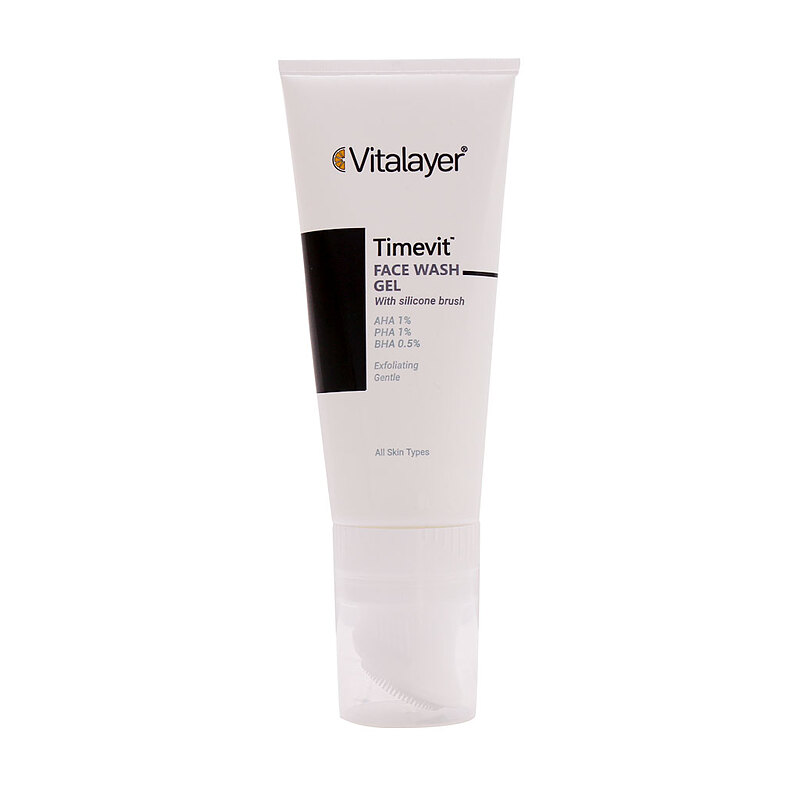 ژل شستشوی صورت تایم ویت ویتالیر Timevit Face Wash Gel Vitalayer