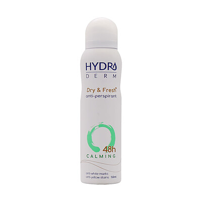 اسپری ضد تعریق بانوان کالمینگ هیدرودرم Calming Dry And Fresh Anti Perspirant Hydroderm