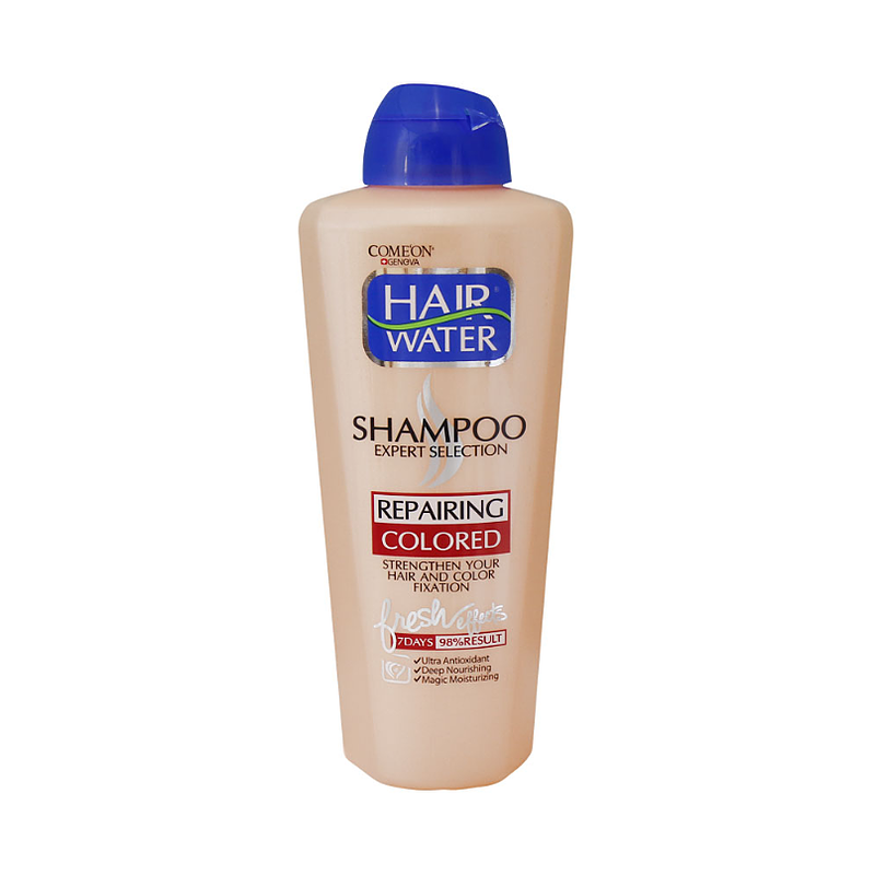 شامپو هیر واتر برای موهای رنگ شده کامان 400 میلی لیتر Hair Water Repairing Shampoo For Colored Hair