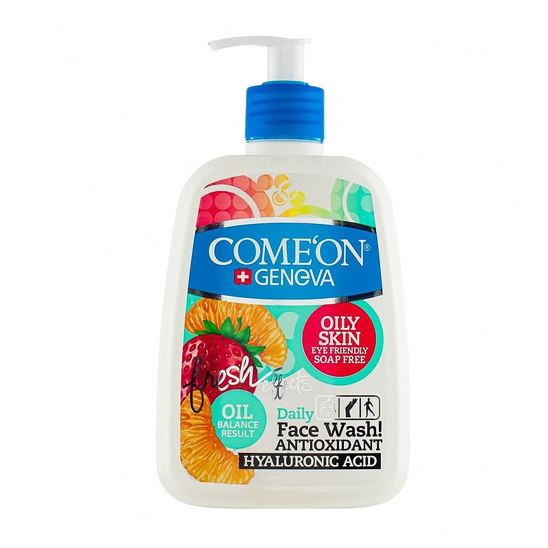 ژل شستشوی صورت کامان پوست چرب کامان 500 میلی لیتر Comeon Face Wash For Oily Skin