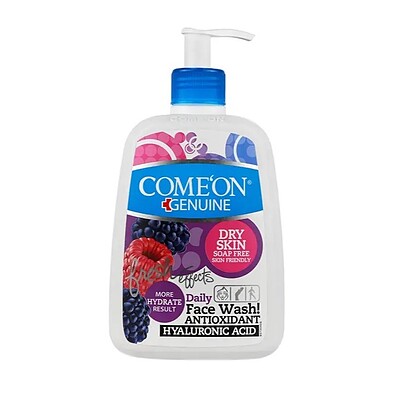 ژل شستشوی صورت کامان پوست خشک کامان 500 میلی لیتر Comeon Face Wash For Dry Skin