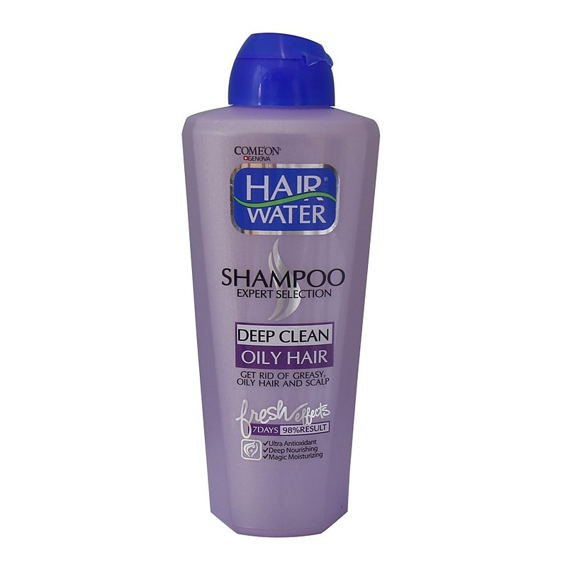 شامپو موی چرب هیر واتر فاقد سولفات کامان 400 میلی لیتر Hair Water Deep Clean Oily Hair Sulfate Free Shampoo