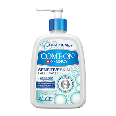 ژل شستشوی صورت کامان پوست حساس 500 میلی لیتر Comeon Face Wash For Sensitive Skin