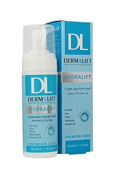 فوم شستشوی صورت هیدرالیفت درمالیفت Hydralift Cleansing Syndet Foam