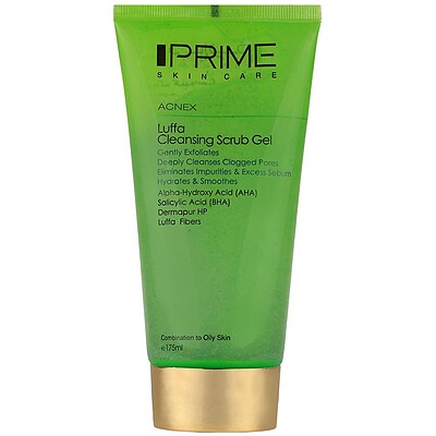 ژل پاک کننده اسکراب لوفا پریم Acnex Luffa Cleansing Scrub Gel