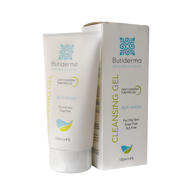 ژل شوینده پوست چرب بیوتی درما ۱۵۰ میلی لیتر  Butiderma Cleansing Gel For Oily Skin ۱۵۰ ml