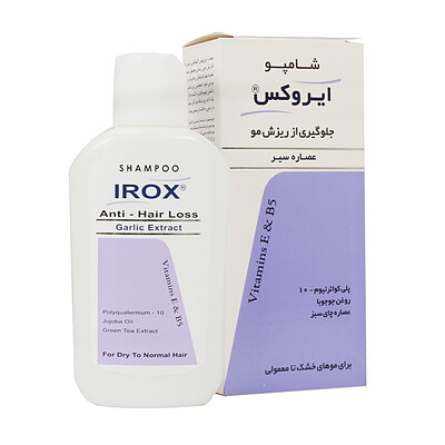 شامپو ضد ریزش موی سیر ایروکس 200 گرم Anti Hair Loss With Garlic Extract Shampoo