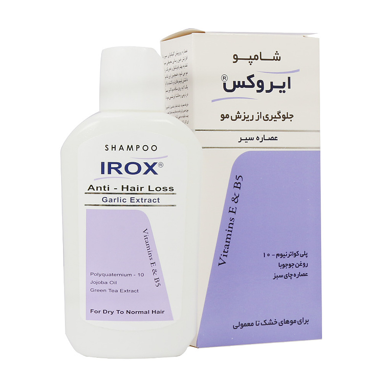 شامپو ضد ریزش موی سیر ایروکس 200 گرم Anti Hair Loss With Garlic Extract Shampoo