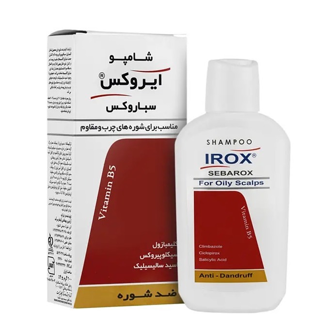 شامپو ضد شوره چرب سباروکس ایروکس 200 گرم Sebarox Anti Dandruff Shampoo