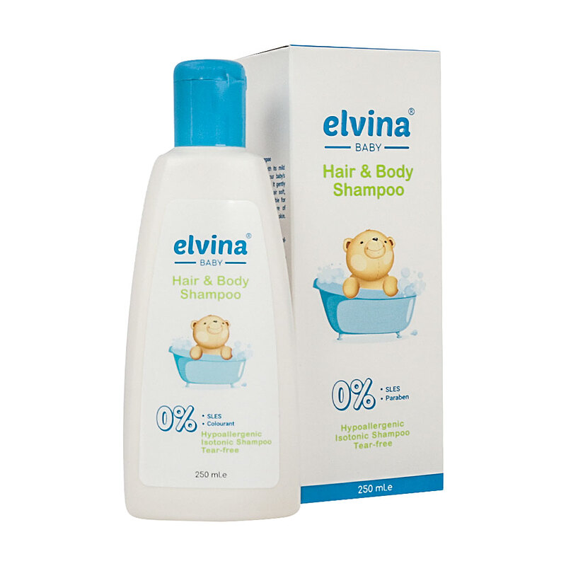 شامپو سر و بدن کودک الویناhair and body shampoo elvina