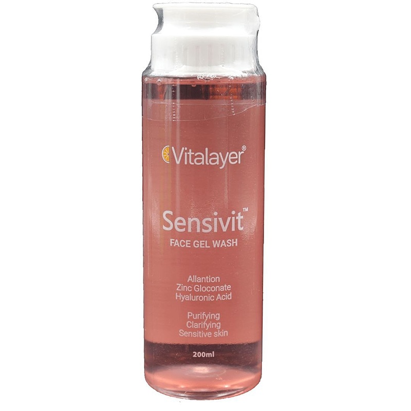 ژل شستشوی صورت سنسی ویت ویتالیر  Sensivit Face Wash Gel Vitalayer