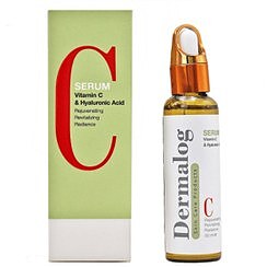 سرم ویتامین سی و هیالورونیک اسید درمالوگ Vitamin C And Hyaluronic Acid Serum Dermalog