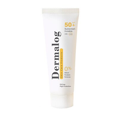 کرم ضد آفتاب SPF50 پوست مختلط تا چرب بی رنگ درمالوگ Oily Skin Sunscreen Cream Oil Free SPF50 Dermalog