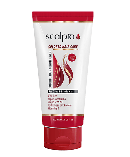 نرم کننده اسکالپیا موهای رنگ شده اسکالپیا  Scalpia Colored Hair Conditioner