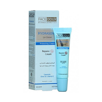 کرم مرطوب کننده و محافظ لب هیدرازوم فیس دوکس  Hydrasome Lip Cream Face Doux