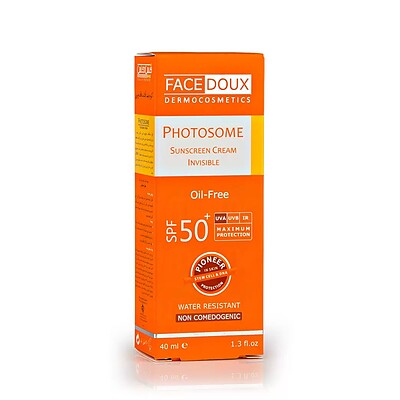 کرم ضد آفتاب فوتوزوم فیس دوکس Photosome Sunscreen Cream Invisible SPF50 Face Doux