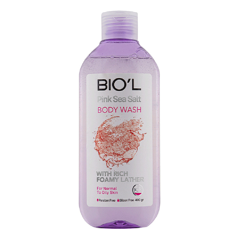 شامپو بدن نمک دریایی صورتی Pink Sea Salt Body Wash Biol