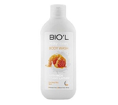 شامپو بدن کرمی شیر عسل  Milky Honey Body Wash Biol