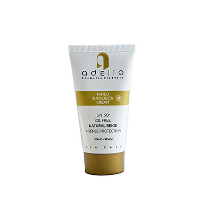 کرم ضد آفتاب پوست چرب ادلیو SPF50 (بی رنگ)  Adelio Sunscreen Cream For Oily Skin SPF5