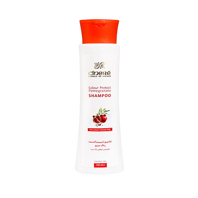 شامپو تثبیت کننده رنگ مو سینره Cinere Colour Protect Pomegranate Shampoo Cinere