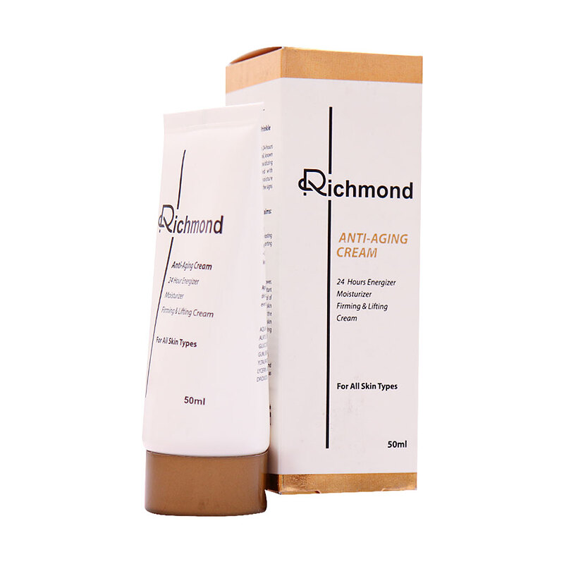 کرم ضد چروک ریچموند 50ML با ماندگاری 24 ساعته برای چروک های سطحی Richmond Anti Aging Cream 24 Hours Richmond