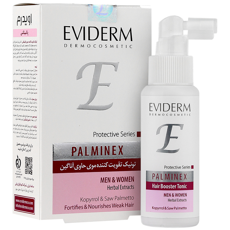 تونیک تقویت کننده مو پالمینکس اویدرمPalminex Hair Booster Tonic Eviderm