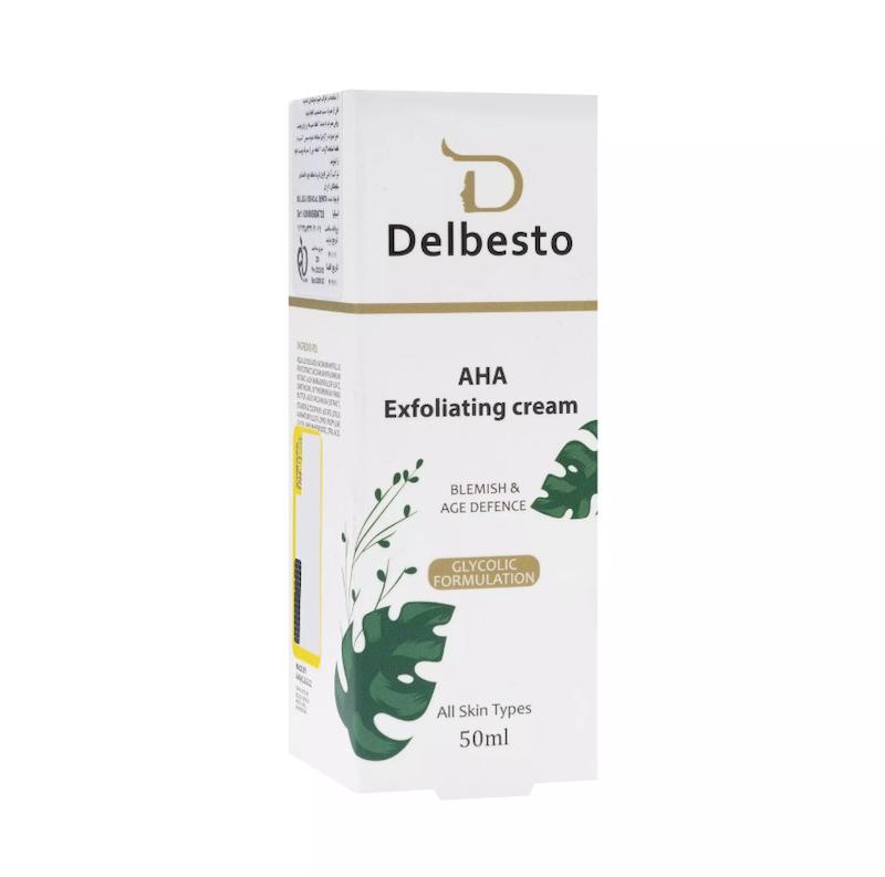 کرم لایه بردار آ اچ آ 15 درصد دلبستو AHA 15 Exfoliating Cream Delbesto