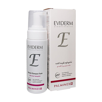 شامپو فوم تقویت کننده پالمینکس اویدرمPalminex Foam Booster Shampoo Eviderm