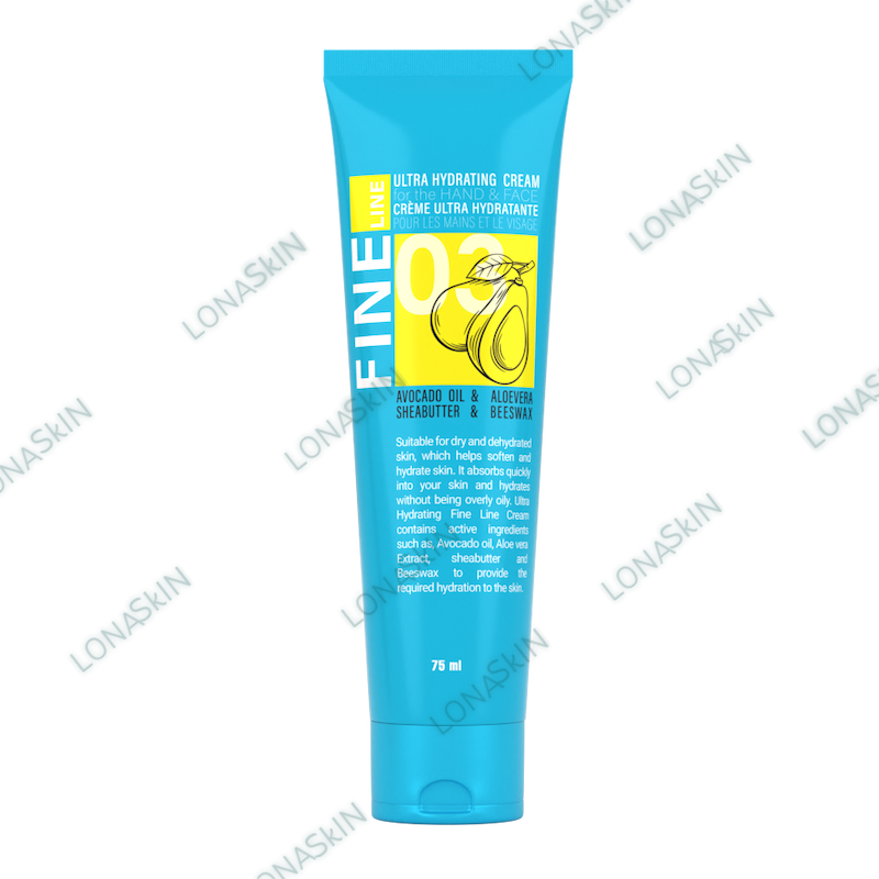 کرم تیوپی آبرسان قوی دست و صورت 03 فاین لاین  fine line ultra hydrating cream