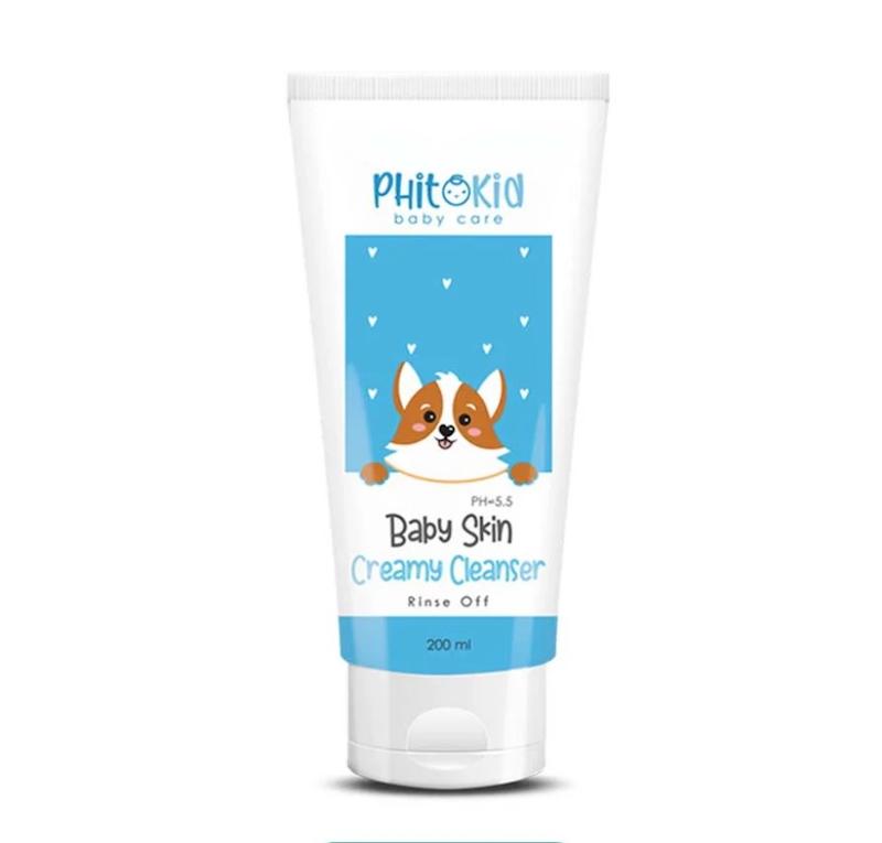 شوینده کرمی پوست کودکان فیتوکید 200ml phitokid creamy cleanser for babies skin