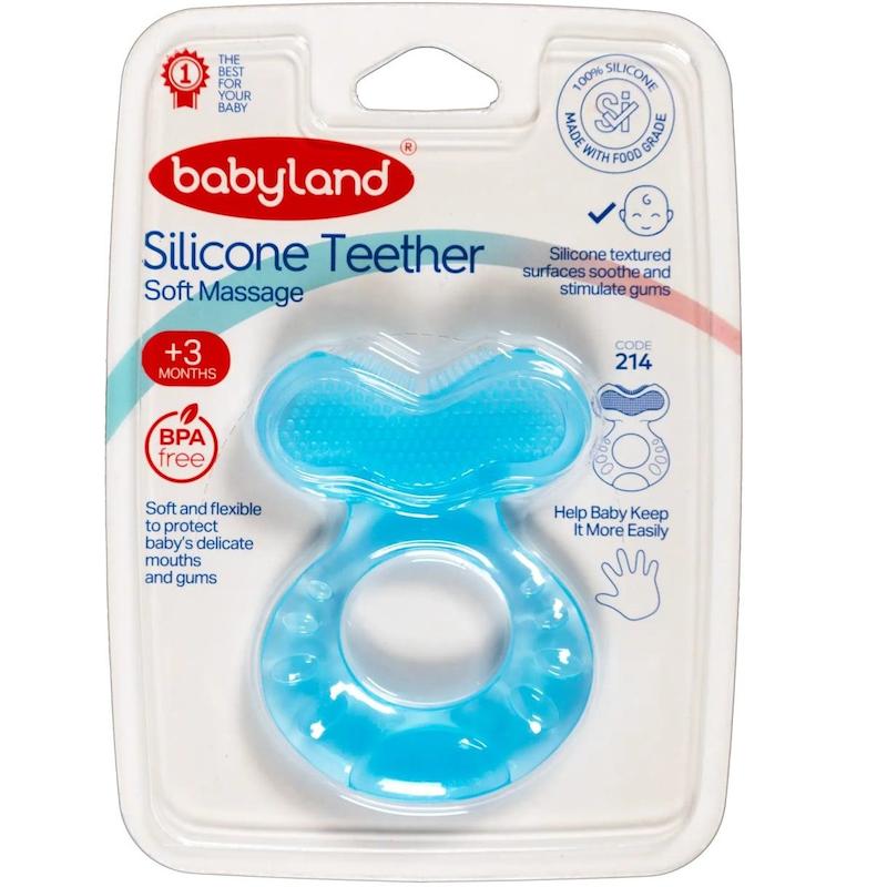 دندان گیر کودک طرح ماهی کد 214 بی بی لند Baby Land Silicone Teether Code 214