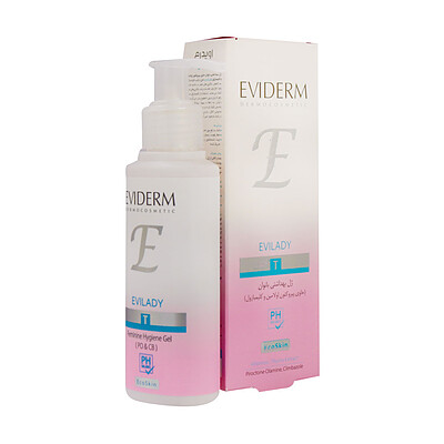 ژل بهداشتی بانوان اوی لیدی اویدرم Evilady Feminine Hygiene Gel Eviderm