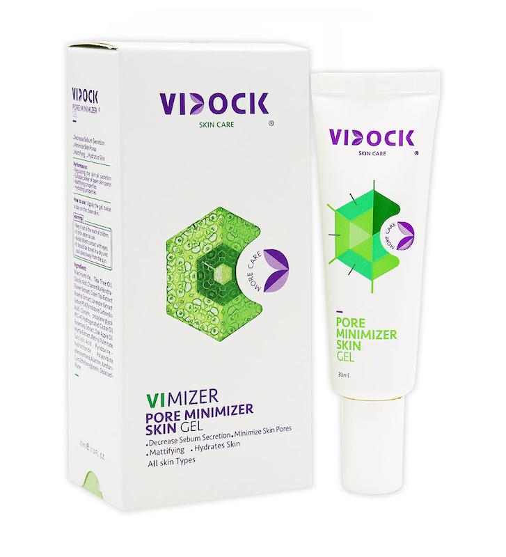 ژل قابض منافذ باز پوست حجم 30 میلی لیتر ویدک Vidock Vimizer Pore Minimizer Skin Gel 30 ml