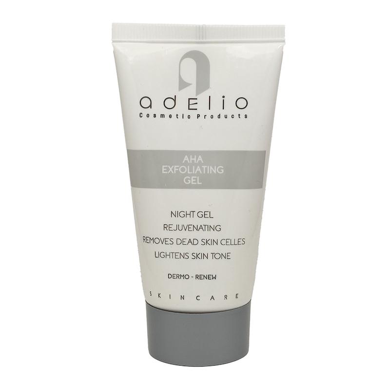 ژل لایه بردار شبانه ادلیو رفع سلول های مرده پوست 50میل adelio aha exfoliating gel for night