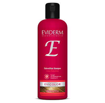 شامپو اویکالر محافظ رنگ مو 200 میلی لیتری Evicolor Colored Hair Shampoo 200 ml Eviderm