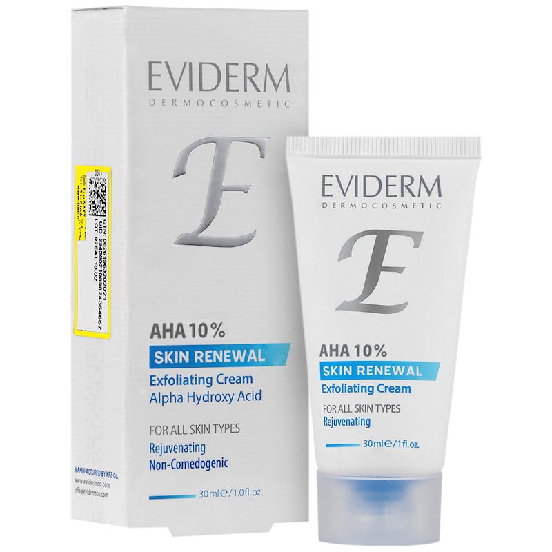 کرم لایه بردار پوست آ اچ آ 10 درصد اویدرم Skin Renewal Cream AHA 10 Eviderm