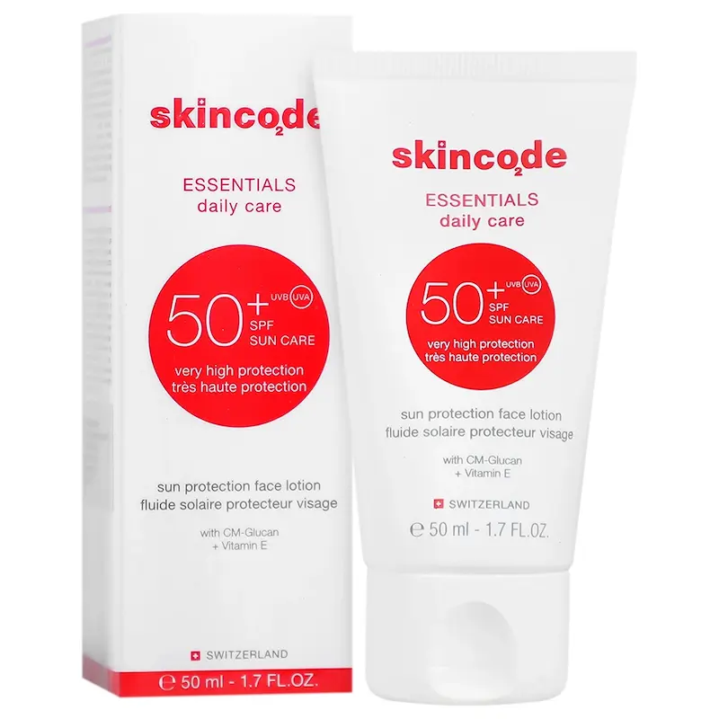 لوسیون ضد آفتاب صورت SPF50 (50 میلی لیتر) اسکین کد Sun Protective Face Lotion SPF50 SkinCode